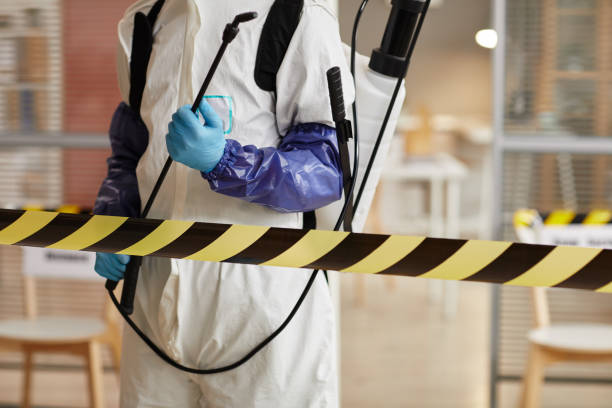 Professional Biohazard Cleanup technician working in East Freetown, MA